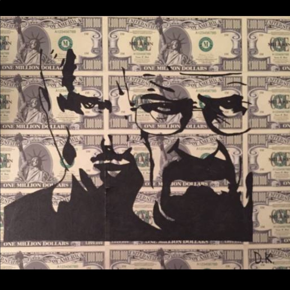 BREAKING BAD MONEY ART